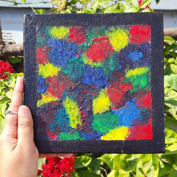 Hand-Painted Acrylic Art: Colours